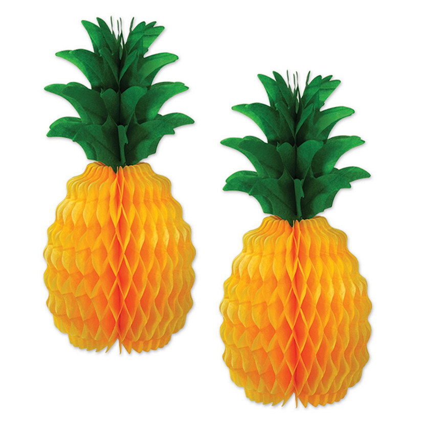 Beistle - Pkgd Tissue Pineapples - 12 Pack Image