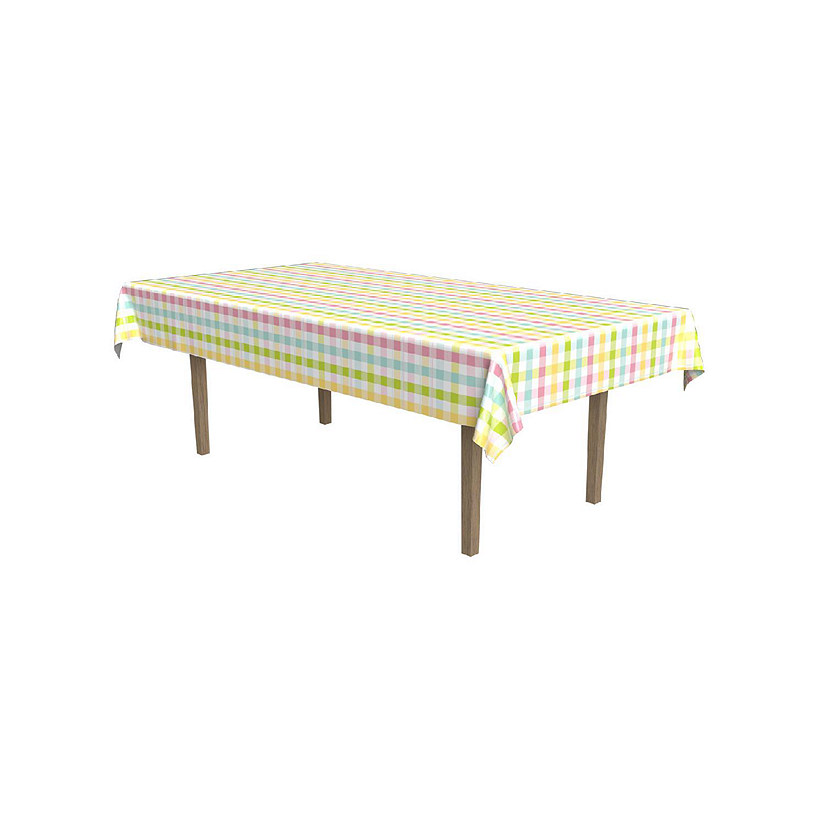 Beistle - Plaid Paper Tablecover - 12 Pack Image