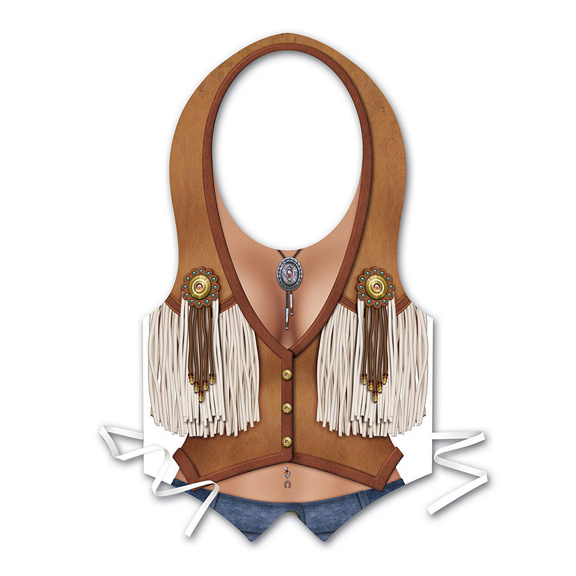 Beistle - Plastic Cowgirl Vest - 48 Pack Image