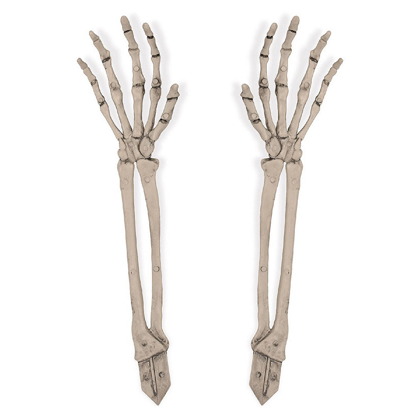 Beistle - Plastic Skeleton Hand Yard Stakes - 12 Pack Image