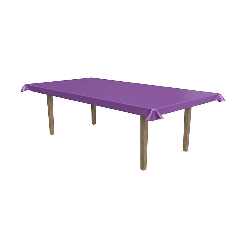 Beistle - Plastic Table Roll - Purple - 1 Pack Image