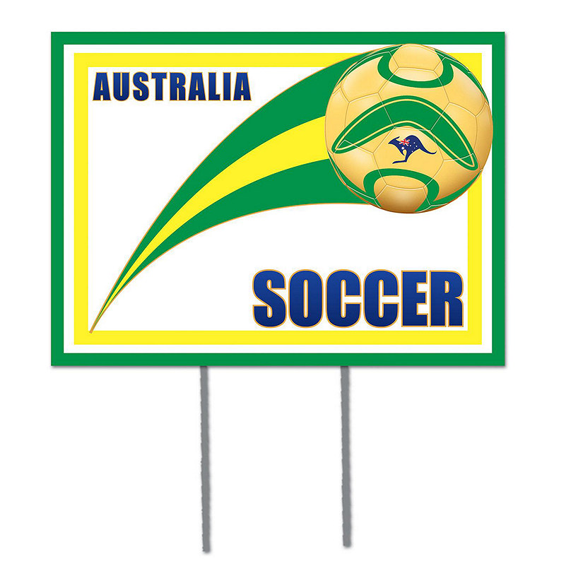 Beistle - Plastic Yard Sign - Australia - 6 Pack Image