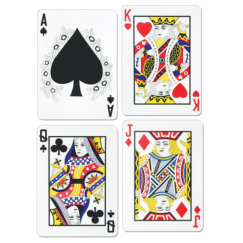Beistle - Playing Card Cutouts - 12 Pack Image
