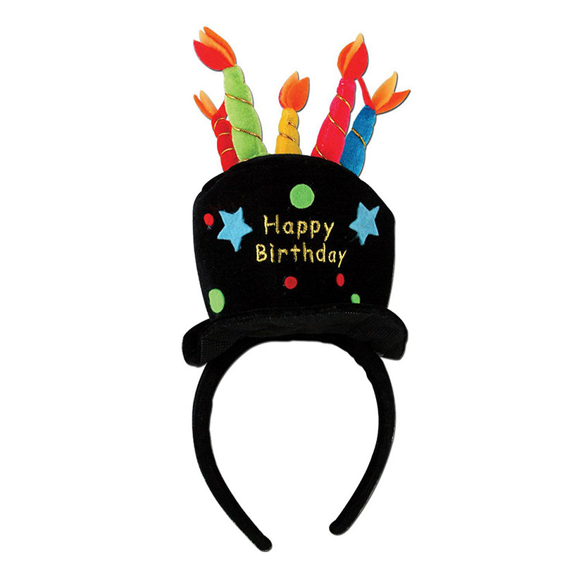 Beistle - Plush Birthday Cake Headband - 12 Pack Image