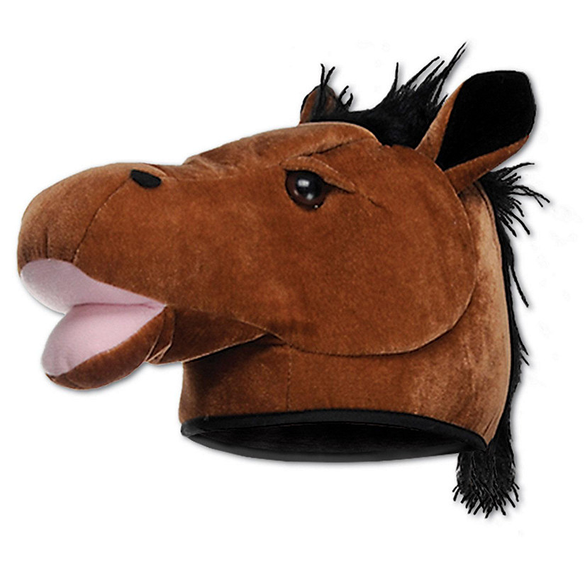 Beistle - Plush Horse Head Hat - 6 Pack Image