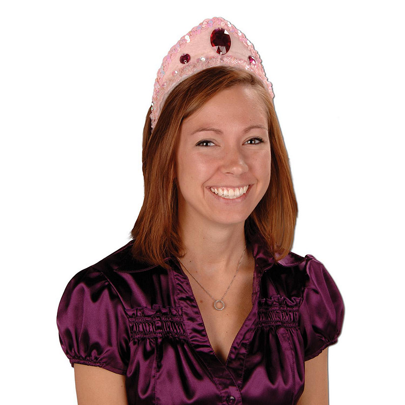 Beistle - Plush Princess Tiara - 12 Pack Image