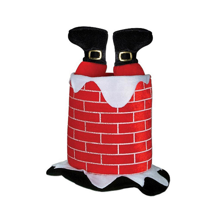 Beistle - Plush Santa Chimney Hat - 6 Pack Image