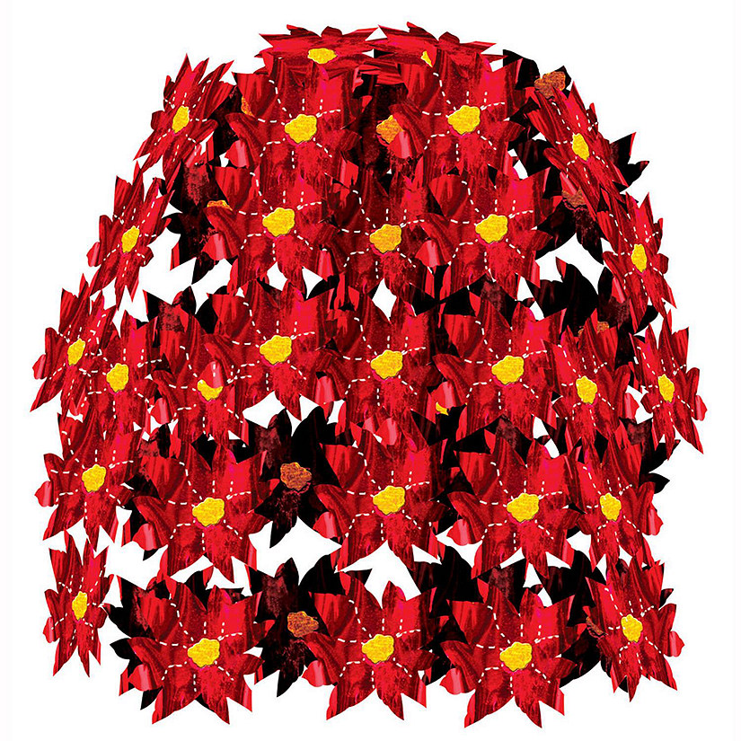 Beistle - Poinsettia Cascade - 12 Pack Image