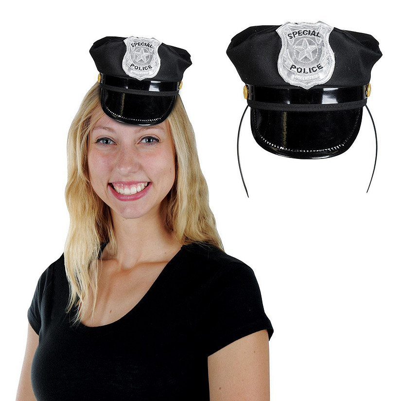 Beistle - Police Hat Headband - 12 Pack Image