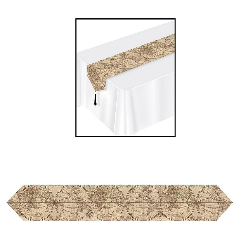 Beistle - Printed Around The World Table Runner - 12 Pack Image