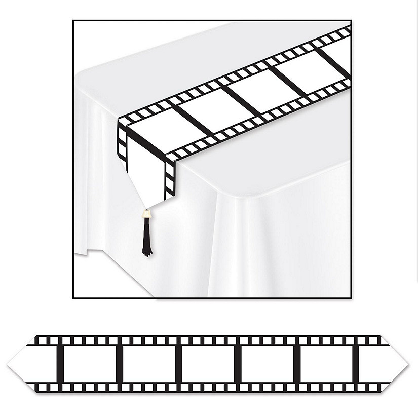 Beistle - Printed Filmstrip Table Runner - 12 Pack Image
