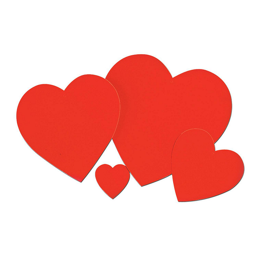 Beistle - Printed Heart Cutout - 36 Pack Image