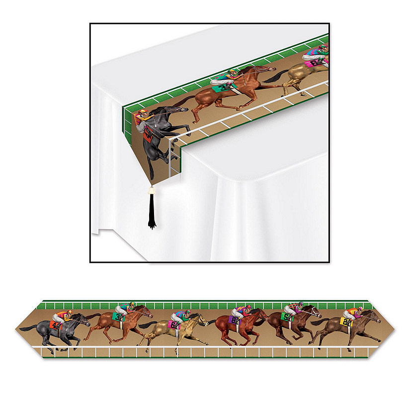 Beistle - Printed Horse Racing Table Runner - 12 Pack Image