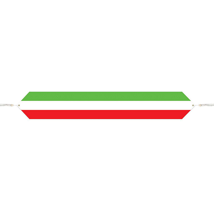 Beistle - Printed Red, White &amp; Green Table Runner - 12 Pack Image