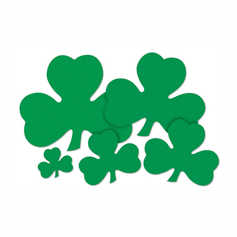 Beistle - Printed Shamrock Cutout - 36 Pack Image