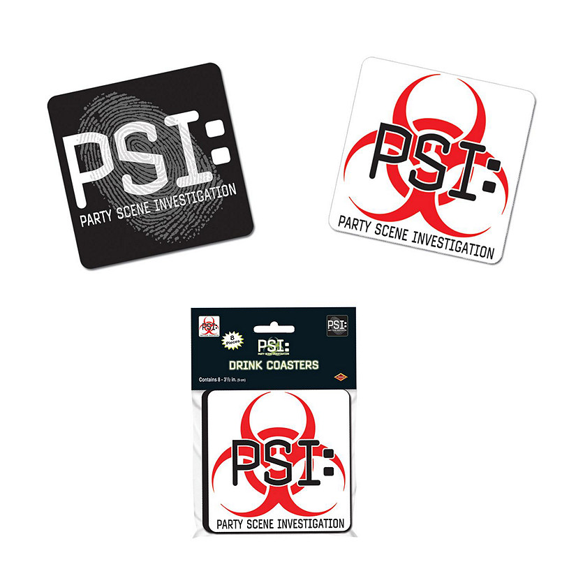 Beistle - PSI Coasters - 12 Pack Image