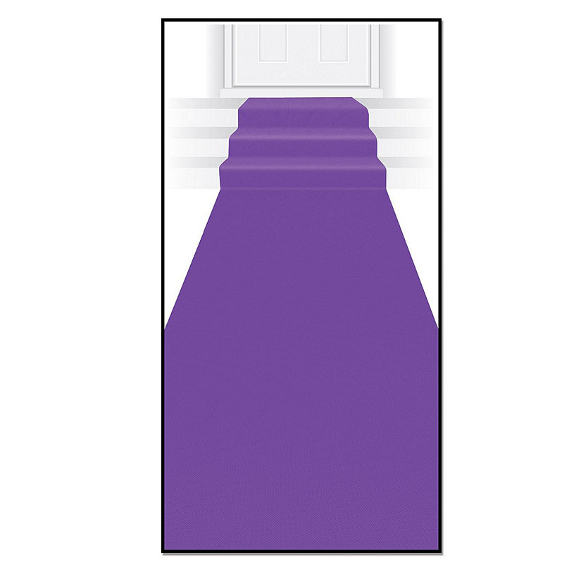 Beistle - Purple Carpet Runner - 6 Pack Image