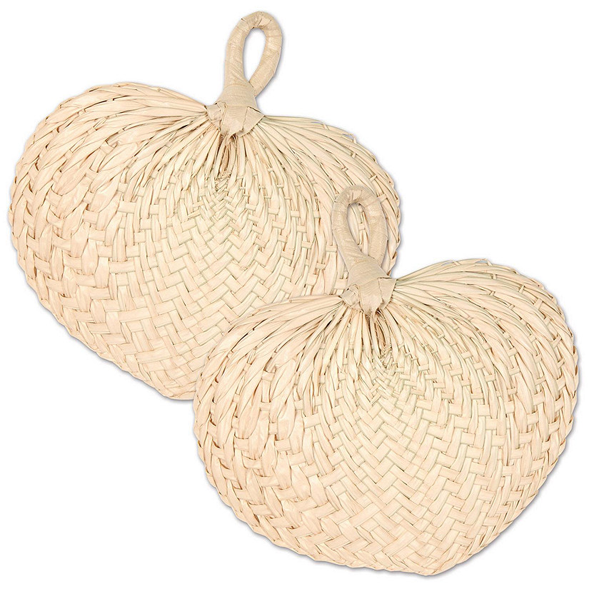 Beistle - Raffia Fans - 6 Pack Image