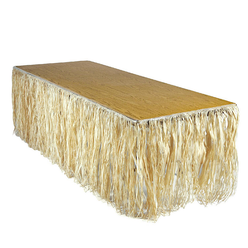Beistle - Raffia Table Skirting - 6 Pack Image