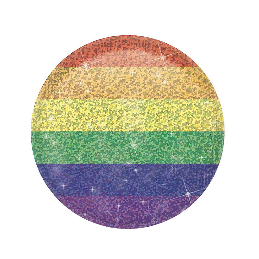 Beistle - Rainbow Button - 6 Pack Image