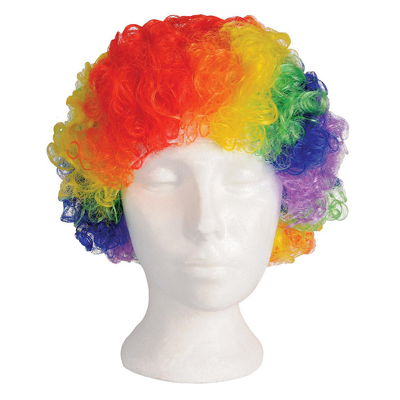Beistle - Rainbow Clown Wig - 12 Pack Image