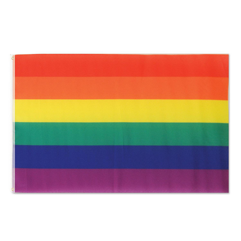 Beistle - Rainbow Flag - 12 Pack Image