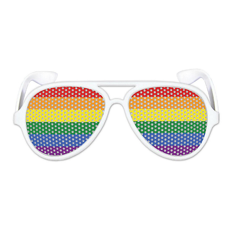 Beistle - Rainbow Pinhole Glasses - 6 Pack Image