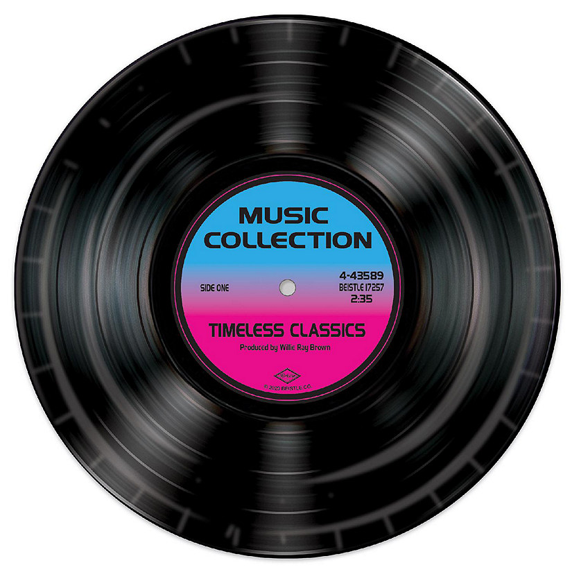 Beistle - Record Plates - 12 Pack Image