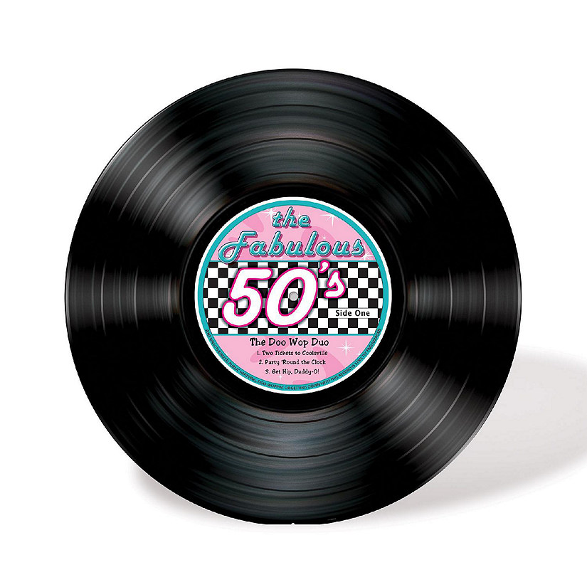 Beistle - Record Stand-Up - 4 Pack Image