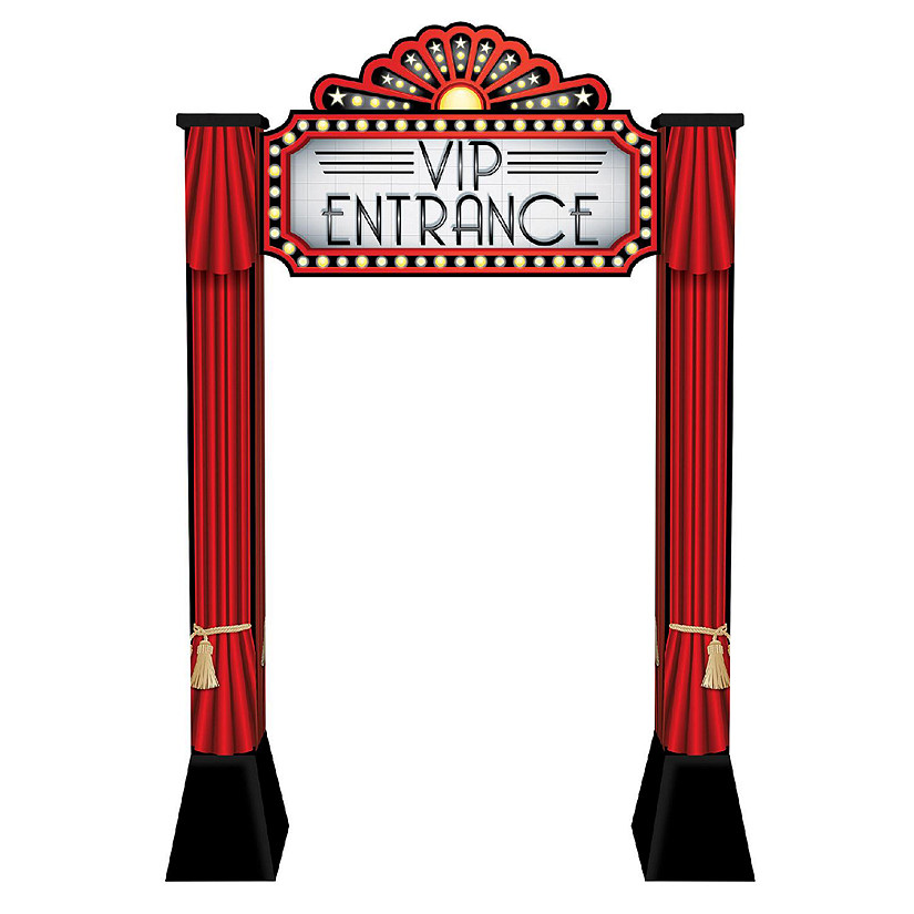 Beistle - Red Carpet 3-D Archway Prop - 1 Pack