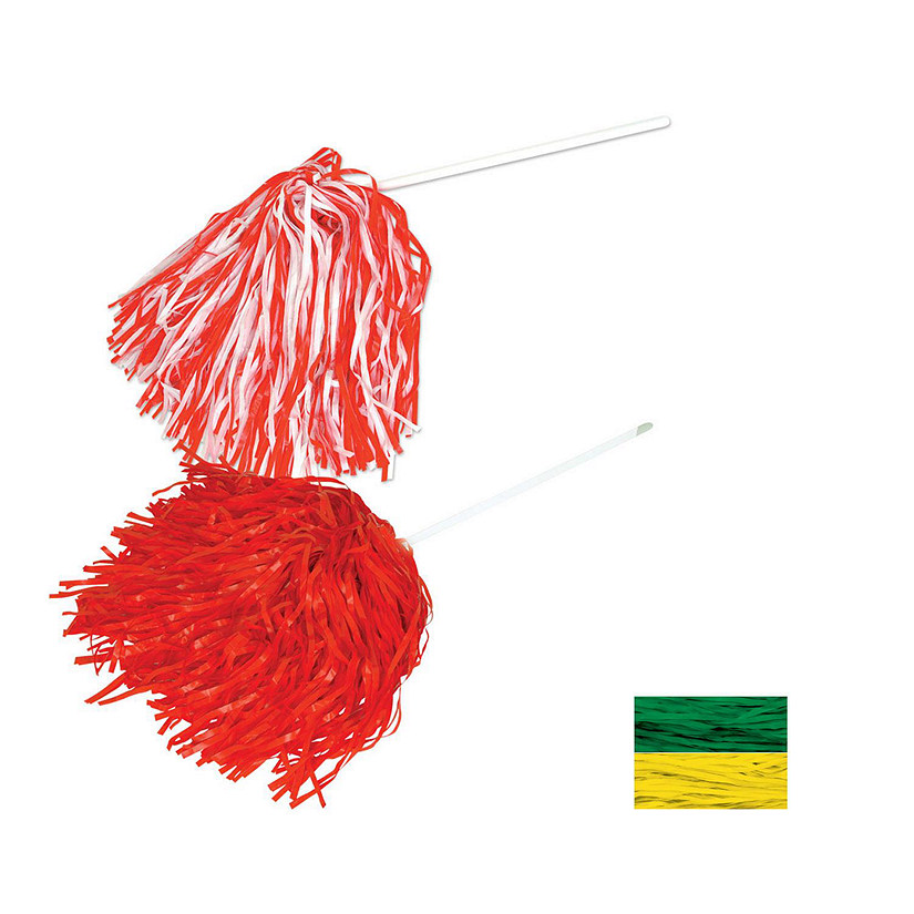 Beistle - Red - Pkgd Poly Shakers 512 Strand Plastic! Image
