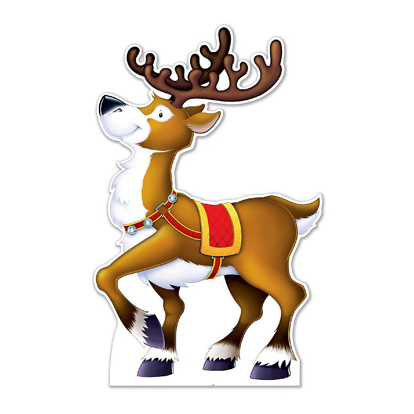 Beistle - Reindeer Stand-Up - 4 Pack Image