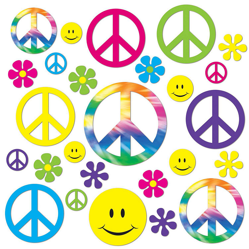 Beistle - Retro 60's Cutouts - 12 Pack Image