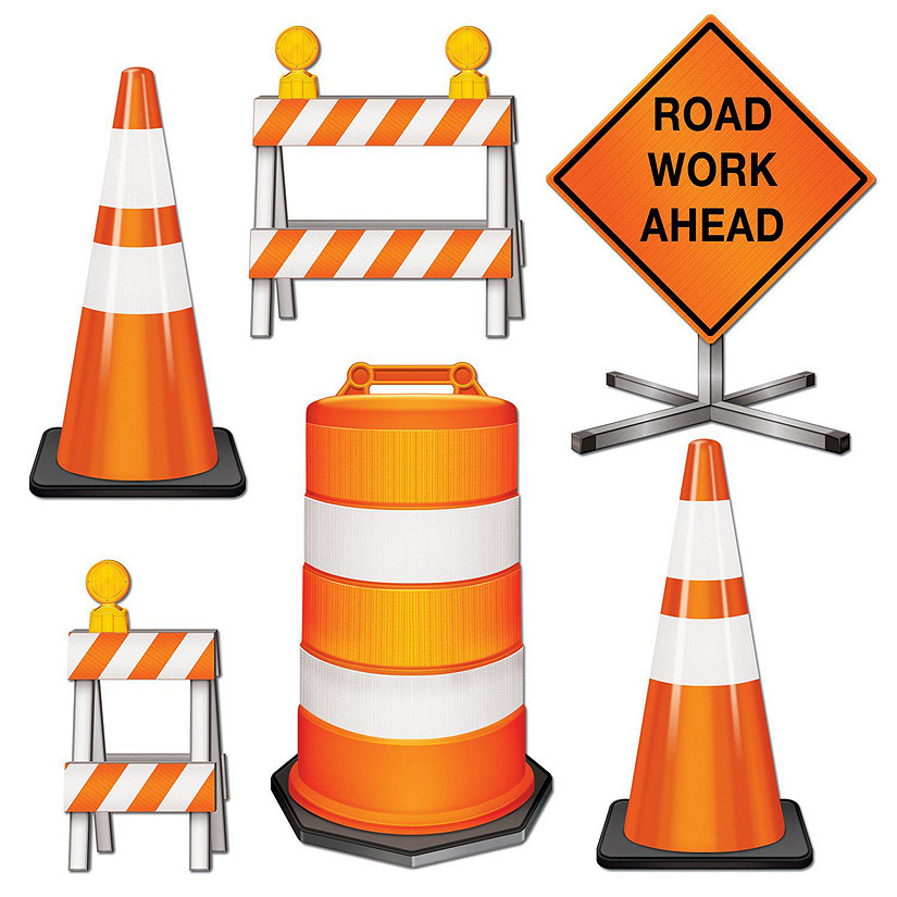 Beistle - Road Crew Cutouts - 12 Pack Image