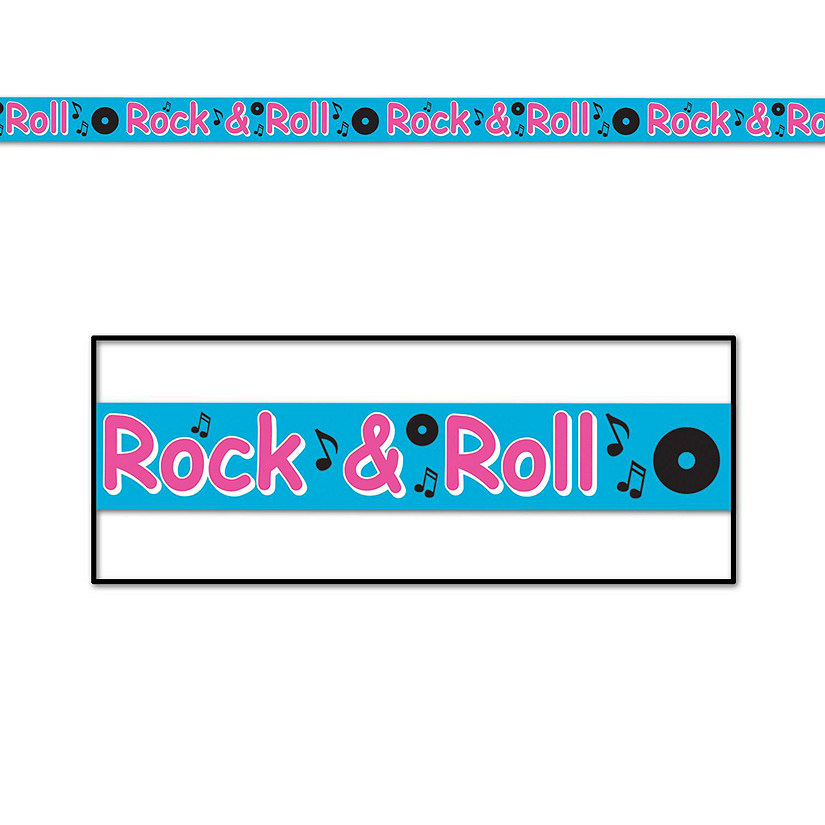 Beistle - Rock &amp; Roll Party Tape - 12 Pack Image