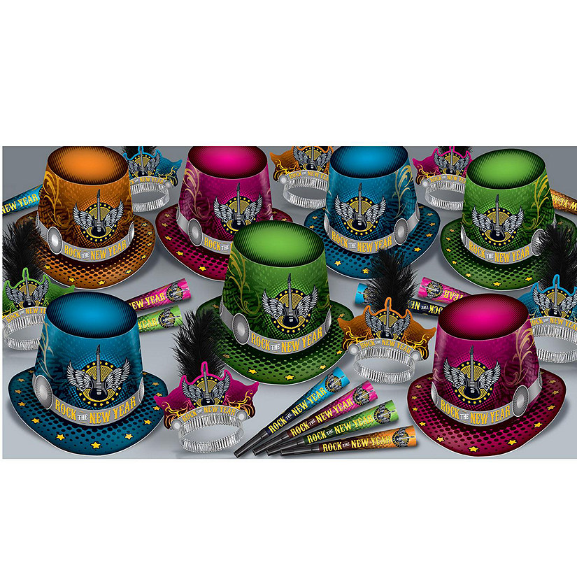 Beistle - Rock The New Year Assorted for 50 - 1 Pack Image