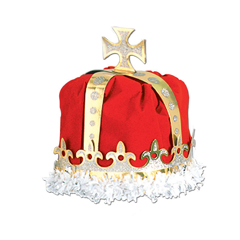 Beistle - Royal King's Crown - Red - 12 Pack Image