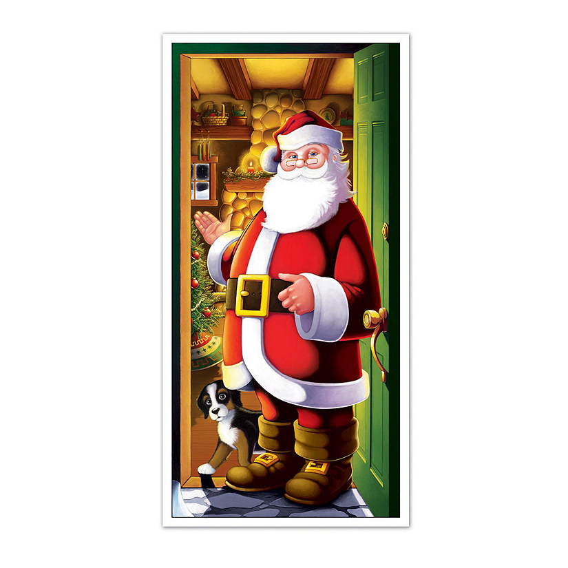 Beistle - Santa Door Cover - 12 Pack Image