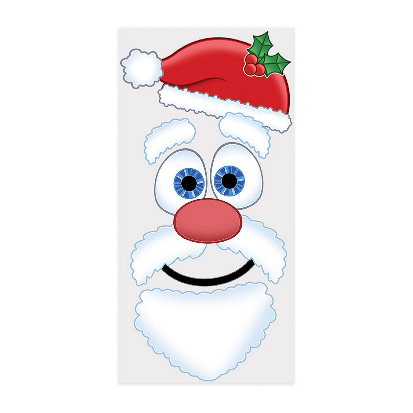 Beistle - Santa Face Door Cover - 12 Pack Image