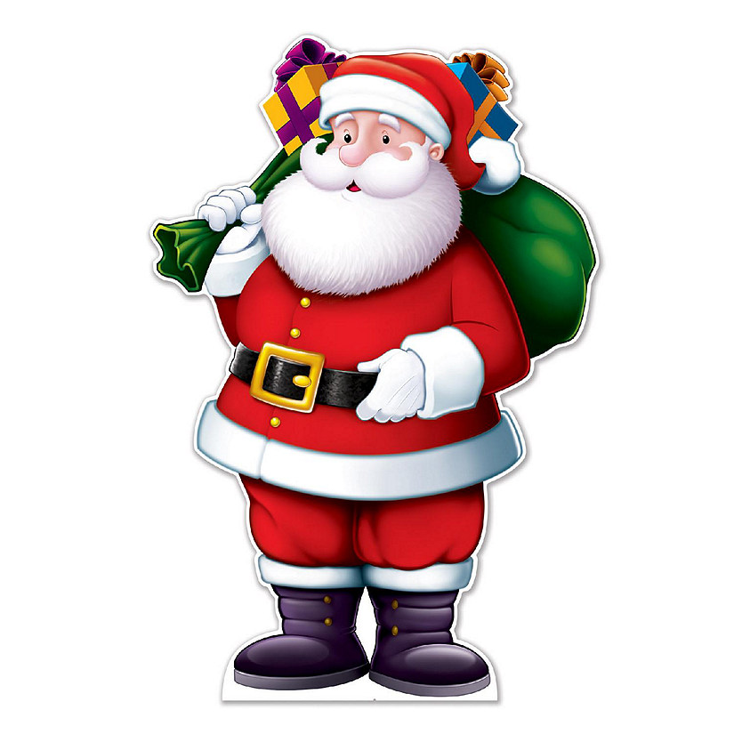 Beistle - Santa Stand-Up - 4 Pack Image