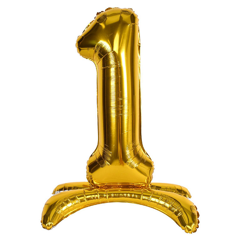Beistle - Self-Standing Balloon Number "1" - 6 Pack Image