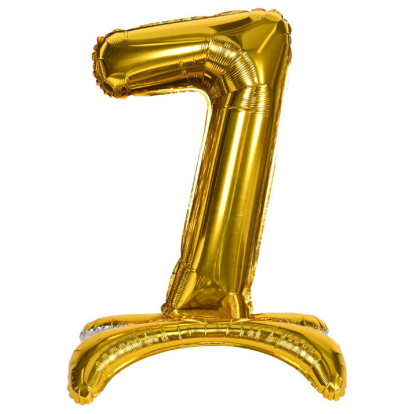 Beistle - Self-Standing Balloon Number "7" - 6 Pack Image