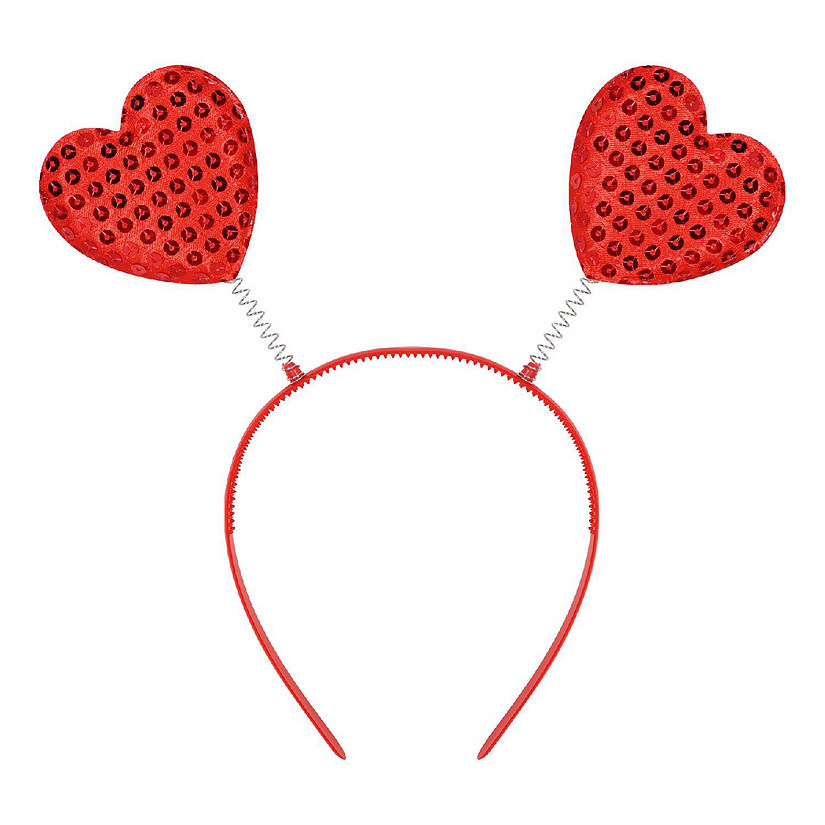 Beistle - Sequined Heart Boppers - 12 Pack Image