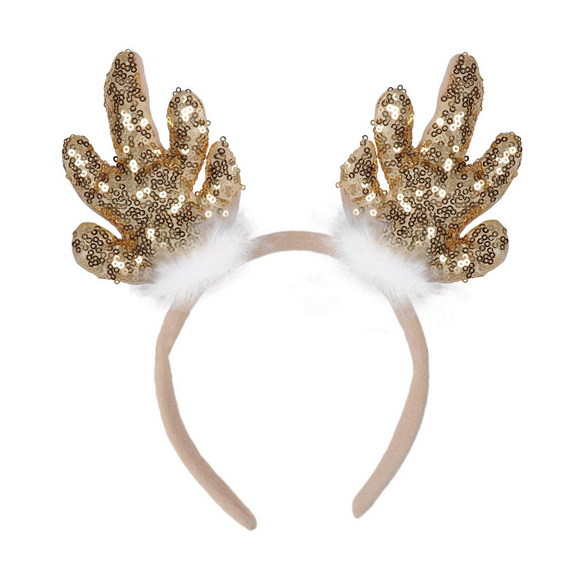 Beistle - Sequined Reindeer Antlers - 12 Pack Image
