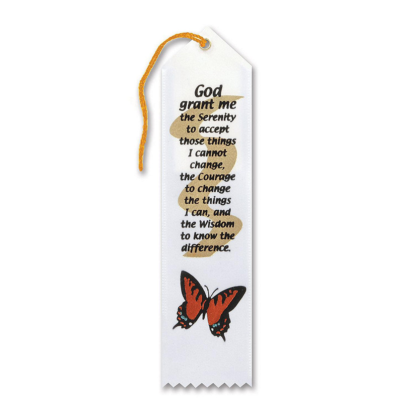 Beistle - Serenity Prayer Ribbon - 6 Pack Image