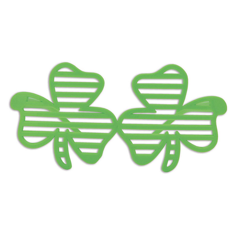 Beistle - Shamrock Shutter Glasses - 12 Pack Image