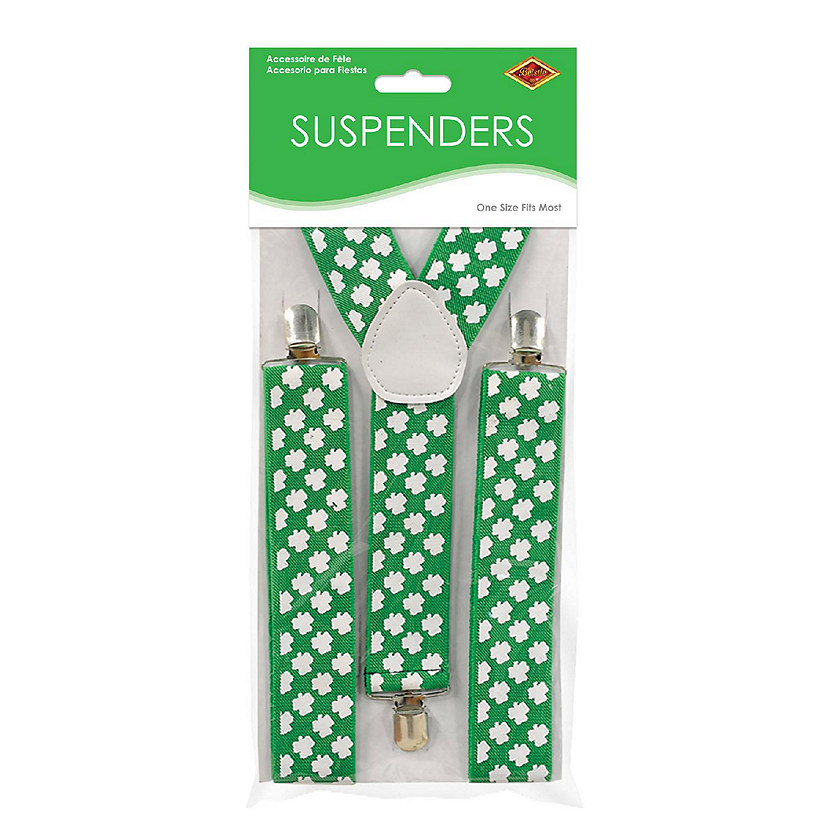 Beistle - Shamrock Suspenders - 12 Pack Image