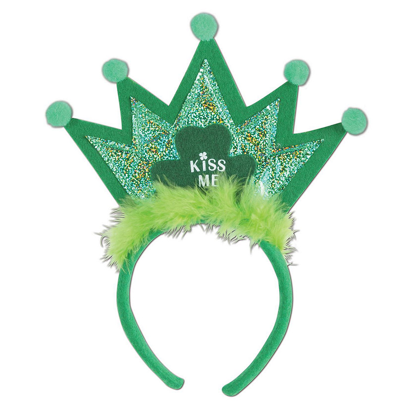 Beistle - Shamrock Tiara Headband - 12 Pack Image
