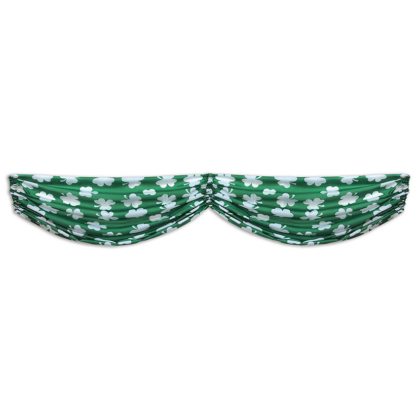 Beistle - Shamrocks Fabric Bunting - 6 Pack Image