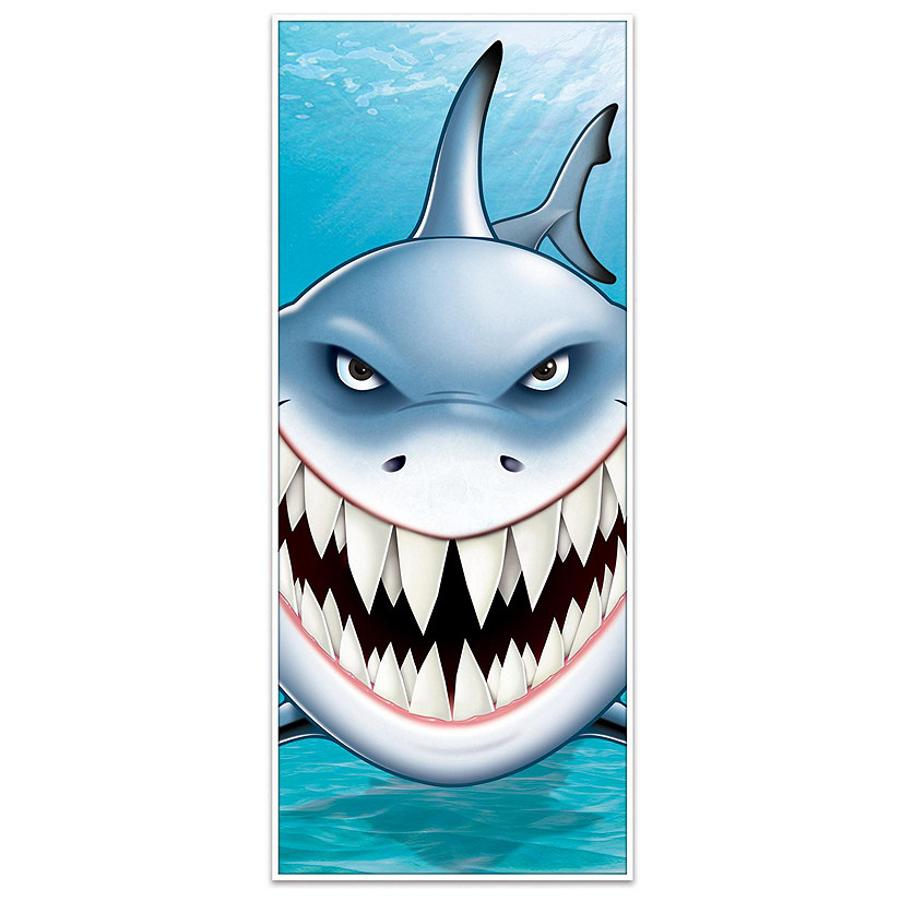 Beistle - Shark Door Cover - 12 Pack Image